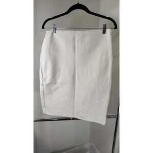 White House Black Market Women's White Pencil Skirt Size 10